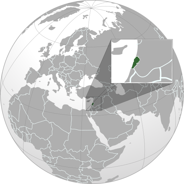 File:Lebanon (orthographic projection).svg