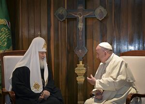 دیدار پاپ با اسقف ارتدکس